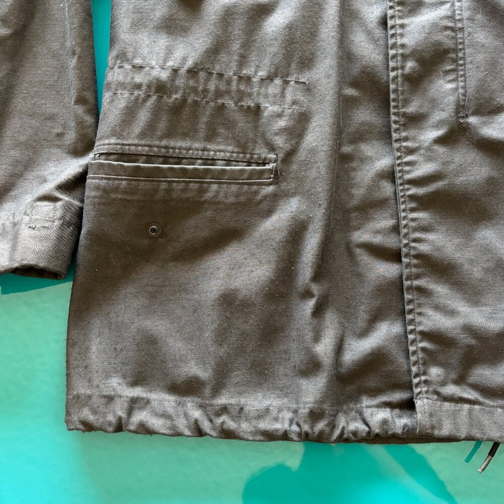 Vintage Men's U.S. Army M-65 Field Jacket – Large Long Black - Picture 6 of 16